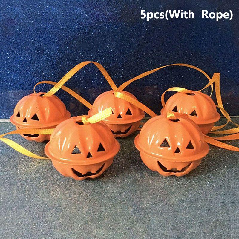 

34cm 510pcs Metal Halloween Pumpkin Bells Decoration Hanging Decor Ornaments 4cm/5pcs