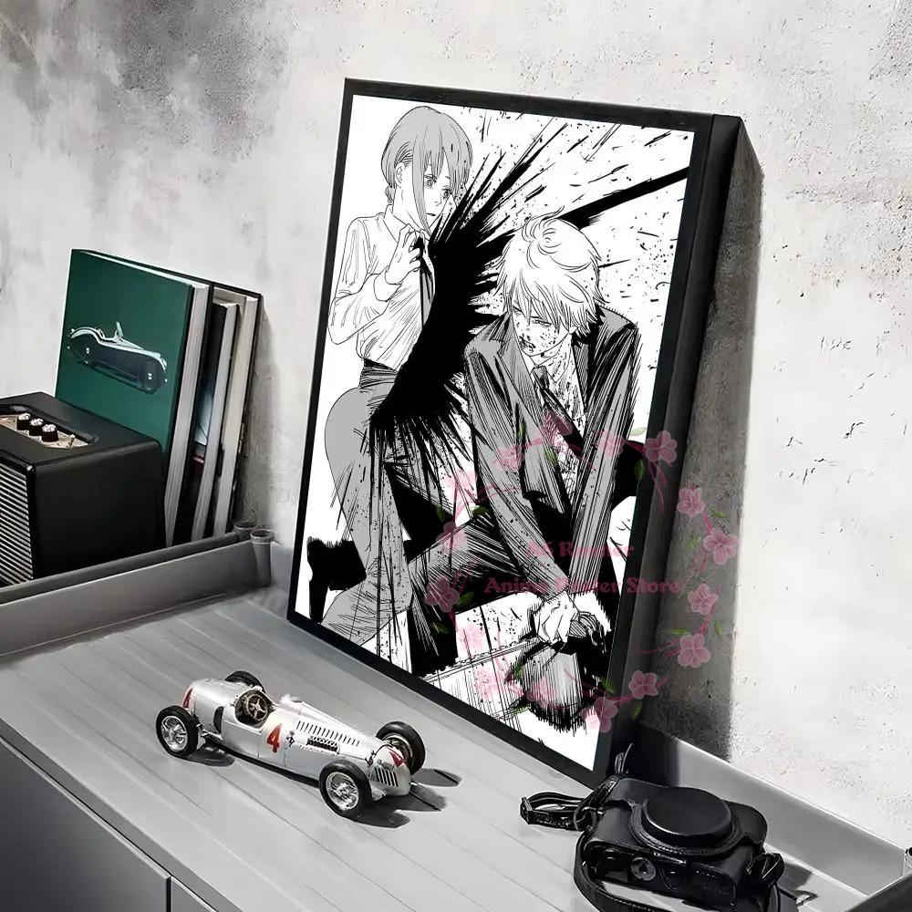 

Timeless Anime C_Chainsaw M_Man Poster Decorative Wall Art Stickers Mural Photo Print For Household Living Room Hallway Decoration A4 21X30cm No Frame
