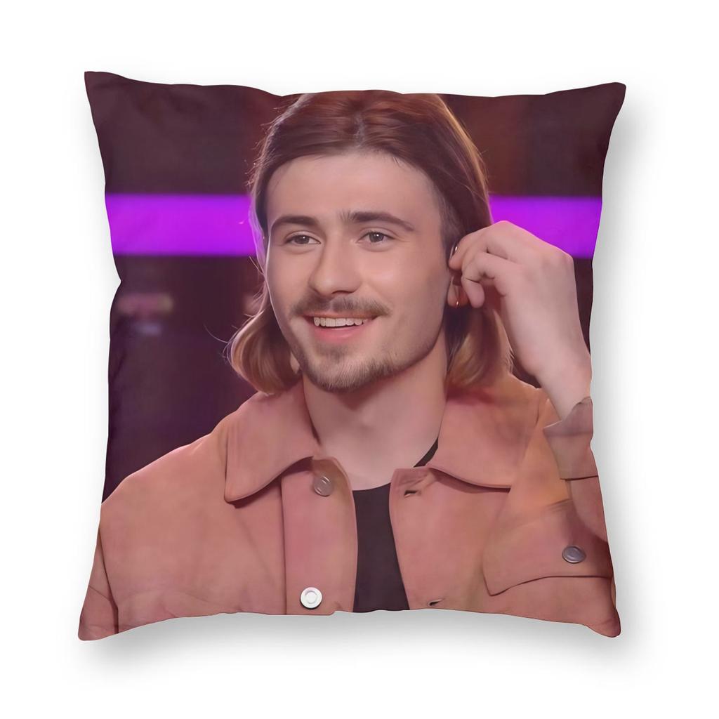Pierre Garnier Singer Pillowcase Printed Polyester Cushion Cover Decor Pillow Case Cover Home Zipper 45*45Cm