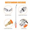 Sprayer Wand Stainless Steel Adjustable with Copper Nozzle Sprayer Rod for Garden Watering Plants Cleaning Car