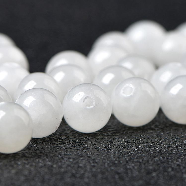 Hetian Chalcedon Qingbai Jade Perlen für DIY Schmuckzubehör