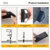 Outdoor Solar Step Lights, Warm White Light,IP66 Waterproof, Auto On, for Patio, Yard, Driveway, Porch Decoration