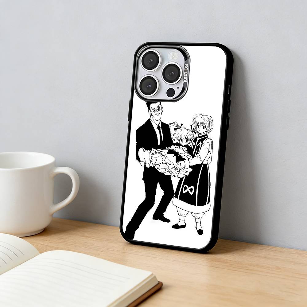 leorio & kurapika Phone Case For iPhone 17,16,15,14,13,12,11 Plus,Pro Max,XS,Colorful Silver Phone case Funda Cover