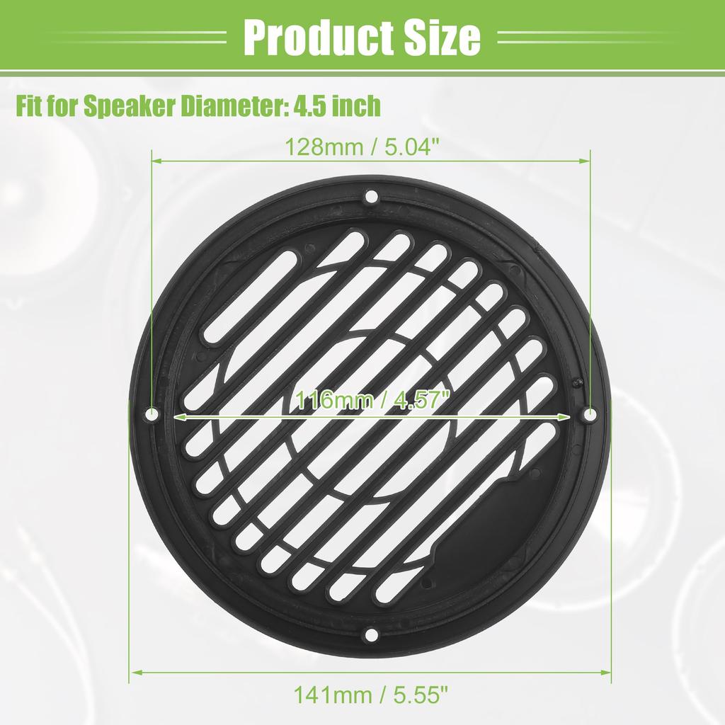ACROPIX Universal 4.5" Car Speaker Grille Cover Round 4.5" Audio Speaker Subwoofer Guard Protector