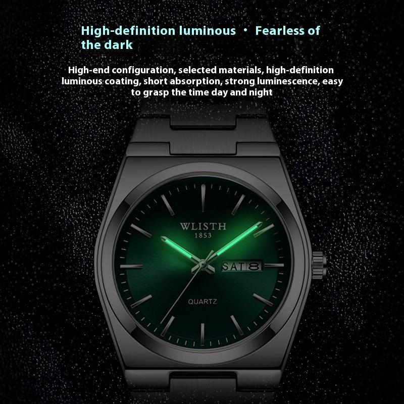 Top brand new ultra-thin men's watch waterproof luminous quartz watch