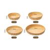 50pcs Round Pizza Paper Tray Greaseproof Baking Papers Air Fryer Paper  Baking Applications