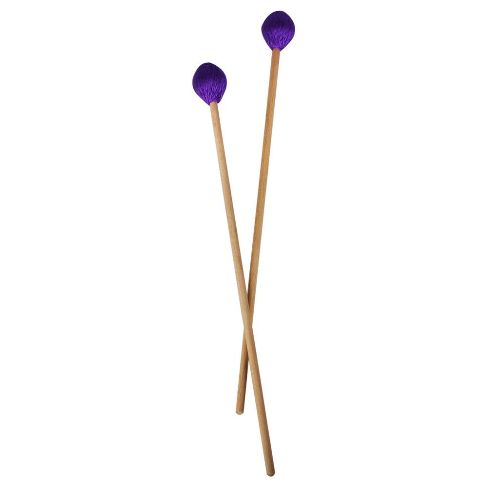 Middle Marimba Stick Mallets Xylophone Glockensplel Mallet with Beech Handle Percussion Kit Musical
