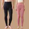 Men's and Women's High Waist Slim Fit Wool Base Layer Pants for Autumn/Winter - Warm Camel Hair Thin Pants