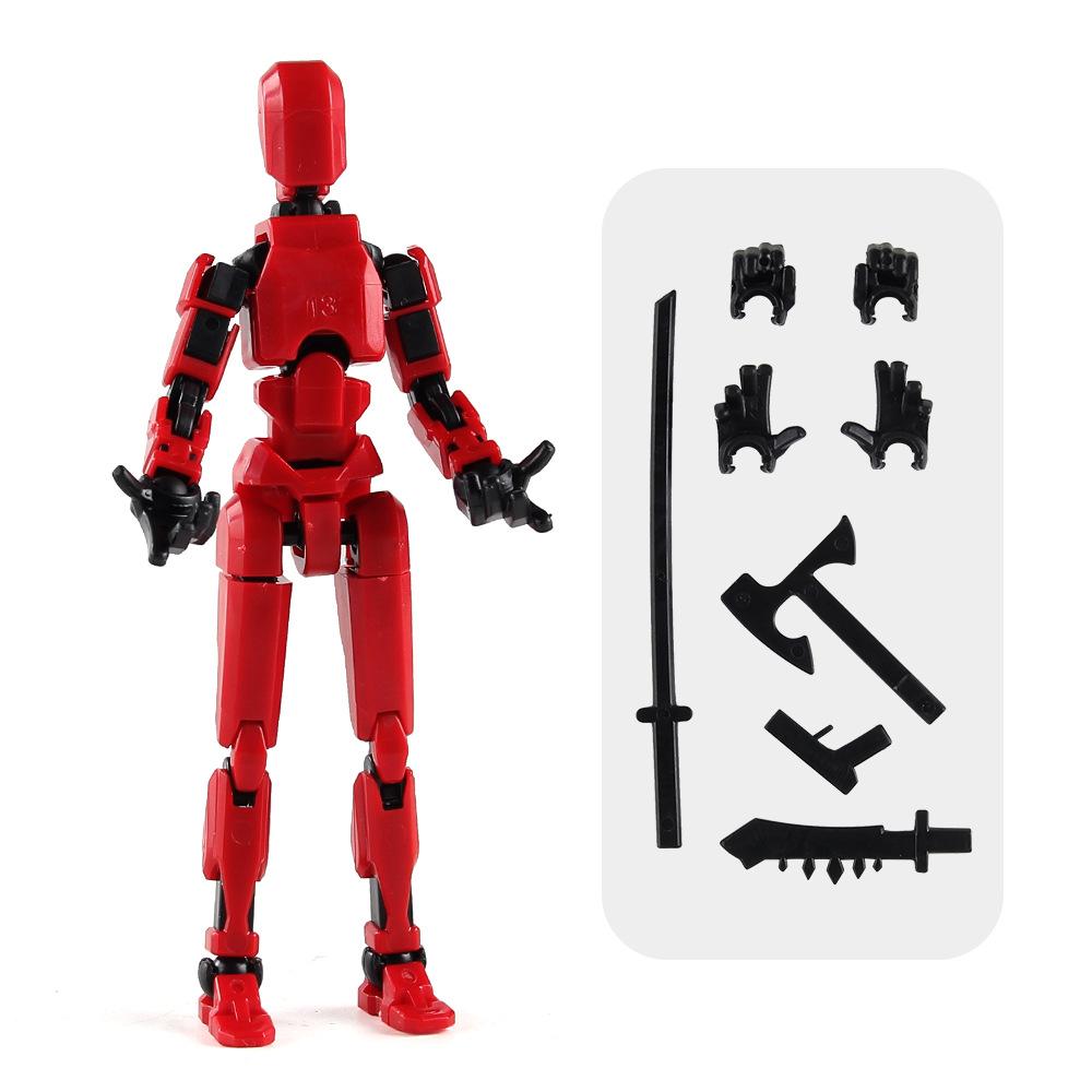 3D Multi-Jointed Movable Shapeshift Robot Creative Printed Mannequin Dummy Action Model Doll Toys Kid Decora For Girl Boys Gifts