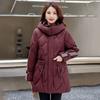 Women's Autumn Winter Warm Coat Long Thick Padded Jacket Female Hooded Parker Clothes
