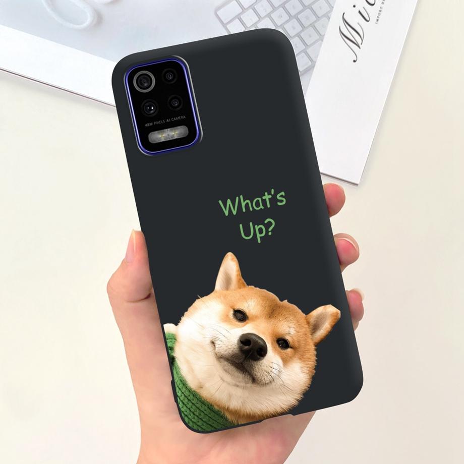 For LG K52 Q52 2020 Phone Case Soft Matte Silicone Capa For LGK52 LGQ52 2020 Funda Goothic Style Cartoon Back Cover Cute Pattern