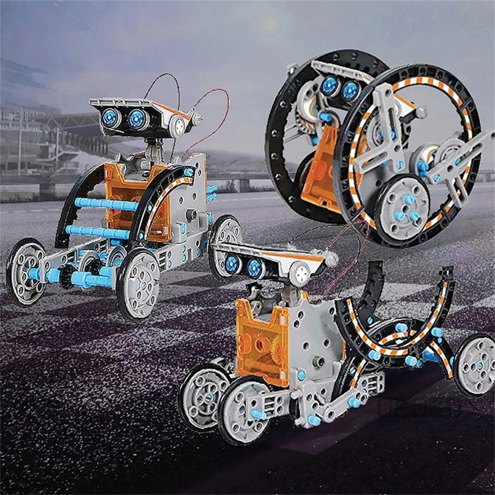 Solar Powered Solar Robot Toy 12 in 1 Education Robots Creative Science Experiment Toy Kids Toy