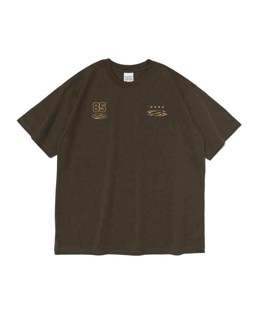 CARGOBROS (Big Size) Star Circle Logo Short Sleeve T-Shirt (Khaki)