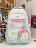 Schoolbag Japanese Ins New High-value Fresh and Sweet Dopamine Backpack Junior High School Students Lightweight Large-capacity Backpack