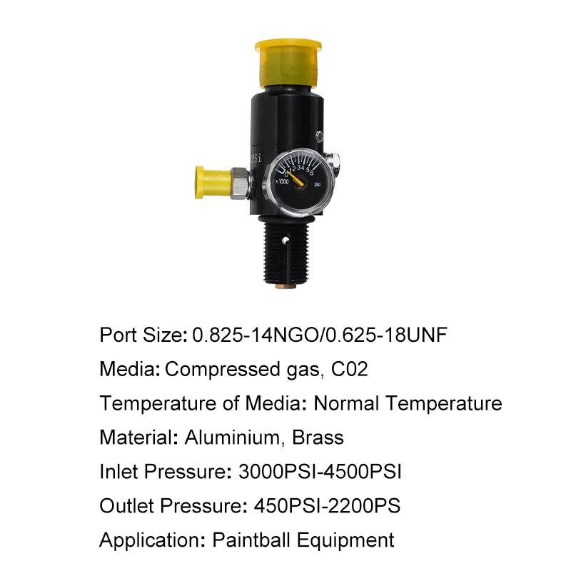 N2 Tanks & Accessories 4500 psi Paintball Regulator HPA High Compressed