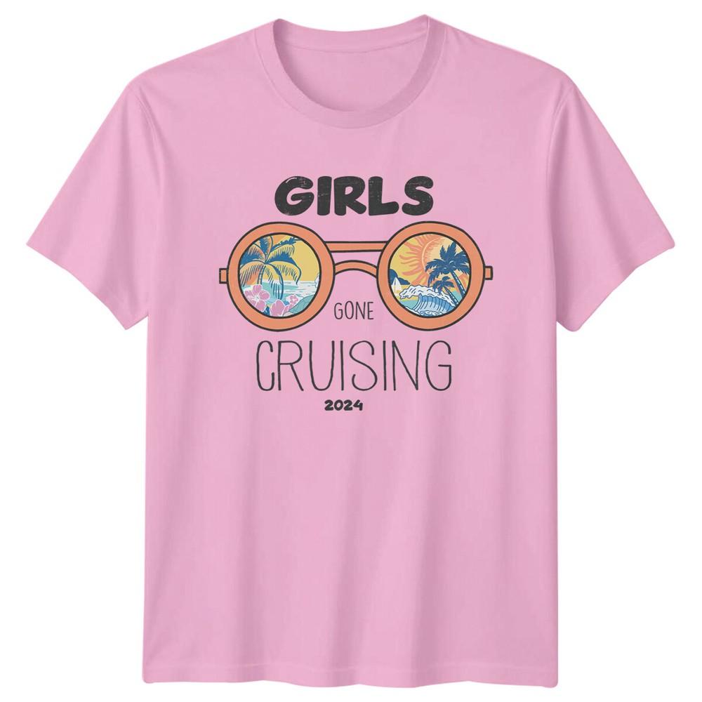 Girls Gone Cruising 2024 Beach Sunglasses Summer TShirt