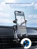 New Gravity-Sensing Car Air Vent Phone Holder - 4-Point Anti-Slip Clamp + Fan Blade Stabilizer, Universal for All Phones