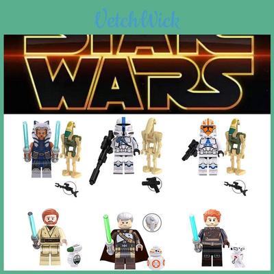Star Wars Klonovaný voják Stavebnice Hračka Sada Pro Děti Plastový Materiál Výška 4,5 cm