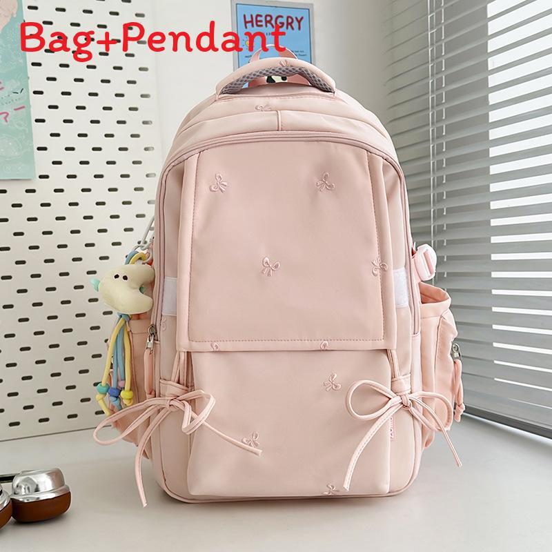

Youthful Nylon Backpack For Girls With Large Capacity And Ergonomic Shoulder Straps For School Use