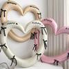 1set 40-Inch Bow Happy Birthday Hollow Heart Aluminum Film Balloon Set Birthday Party Decoration Photo Props