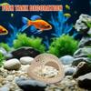 Aquarium schwebende Höhle Fisch Garnelen Versteck Unterschlupf 3-in-1 Hängematte Futterring & Ruheplatz für Betta kleine Wassertiere