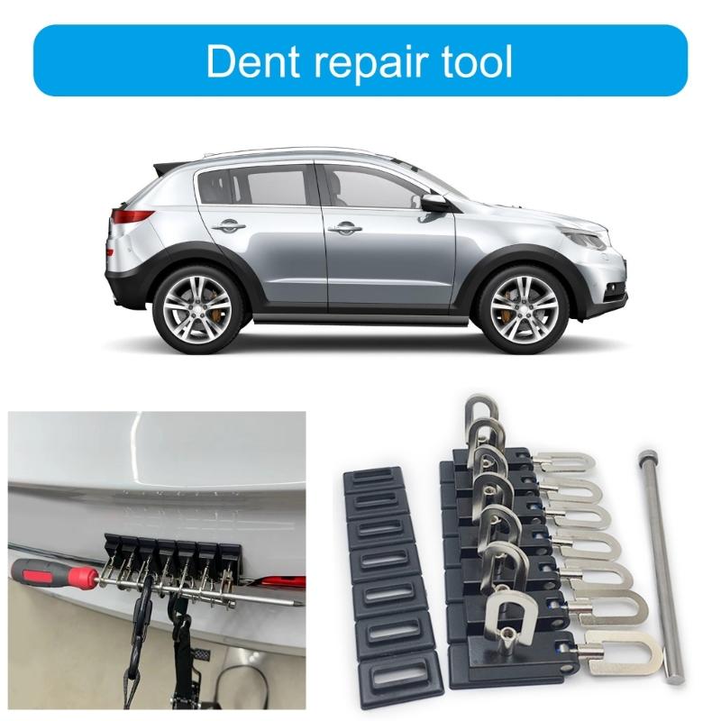 Auto Dent Puller Dent Remover Tool Traceless Dent Repair Set Dent Puller Pulling Tabs Blue Pull Tool