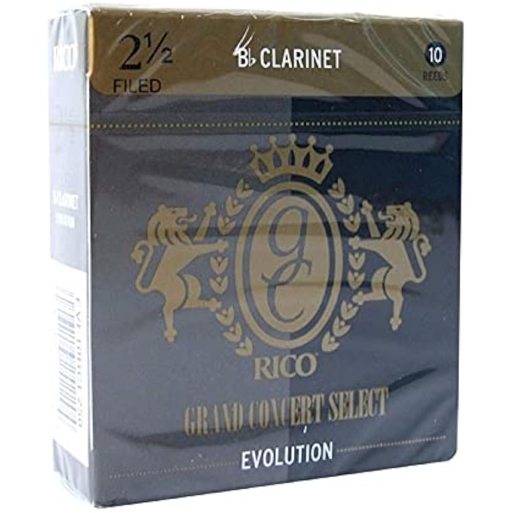 D'Addario WoodWinds Daddario Reed for Bb Clarinet Grand Concert SELECT EVOLUTION Filed EVF10BCL25...