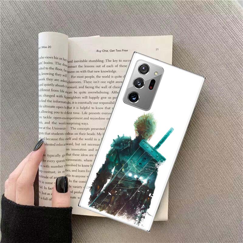

Final Fantasy VII Phone Case For Samsung S24 S23 FE S22 S25 Ultra S21 Plus Galaxy S20 FE S25 Edge Cover Capa Soft TPU Fundas Coq Samsung S21