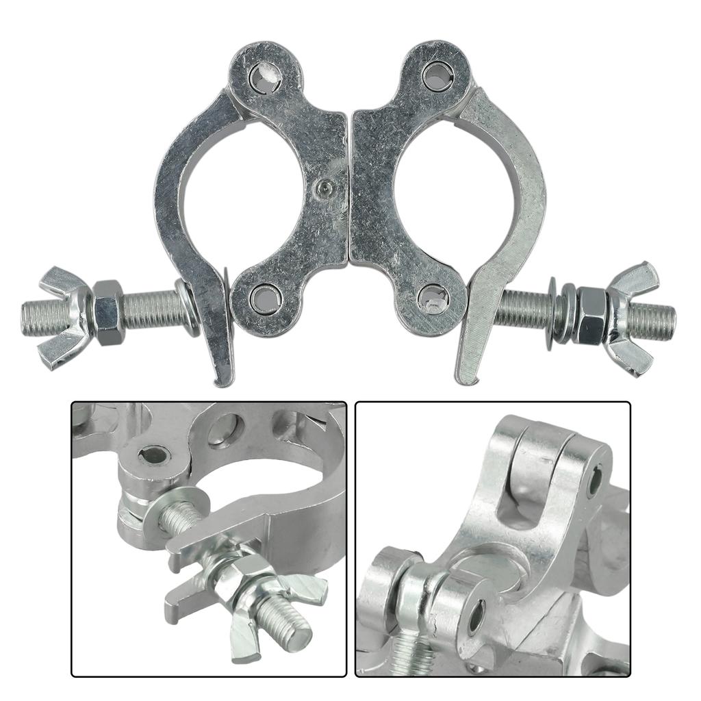 Lighting Fixture Clamp Aluminum Alloy Clamp Enhanced Stability Lightweight Construction Aluminum Stage Clamp For Lighting