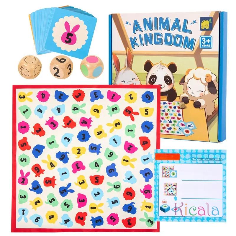 

Animal Montessori Toys Educational Cognitive Skill-Building Toy for Kids Family Parties Game Hand-Eye Coordination Gift Toy