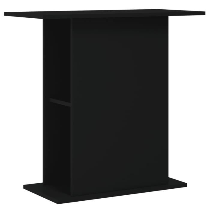 VidaXL Aquarium Stand Black 36x75x72.5 Cm Engineered Wood 833648