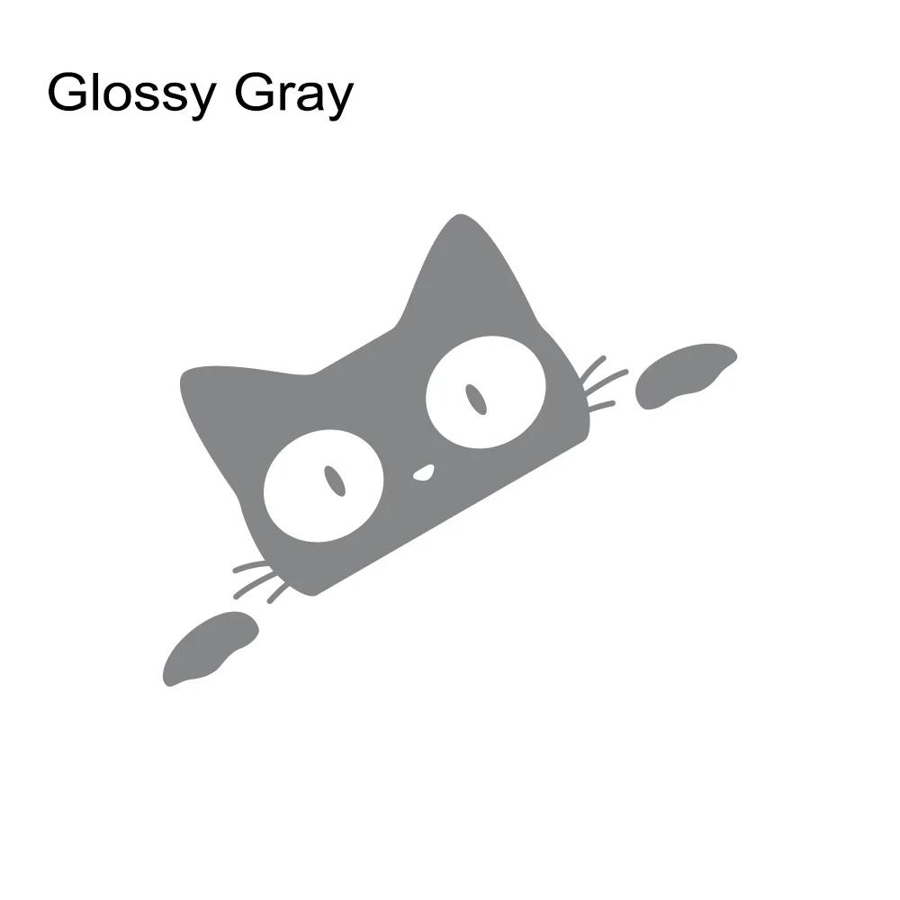 Car Sticker Motorcycle Surprise Cat Peeking Sticker Funny Vinyl Decals Waterproof Window Cute Decor Auto Accessories 12x5CM