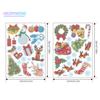 1 Set Diamant Malerei Aufkleber DIY Cartoon Weihnachten Aufkleber Handwerk für Telefon Fall Tasse Rucksack Dekoration