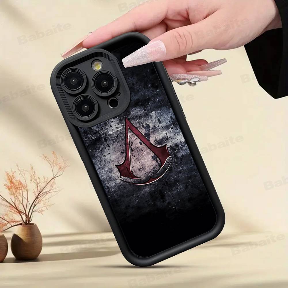 Custodia per Telefono da Gioco A-Assassin S -Creed Per IPhone 17 16 15 14 13 12 11 Pro Max Mini Plus Copertura Posteriore Morbida in TPU