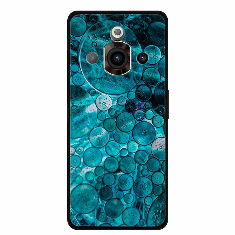For NUBIA Focus Pro 5G Case Original Soft Silicone TPU Phone Cases Back Cover For NUBIAFocus Pro Fashion Planet Protective Coque