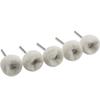 5Pcs 3Mm Shank Wool Felt Polishing Wheel Abrasive Brush Grinding Buffing Wheel