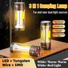 Multi Functional Camping Light, Outdoor LED Portable Handheld Light, Red Magnetic Work Light, Strong Flashlight