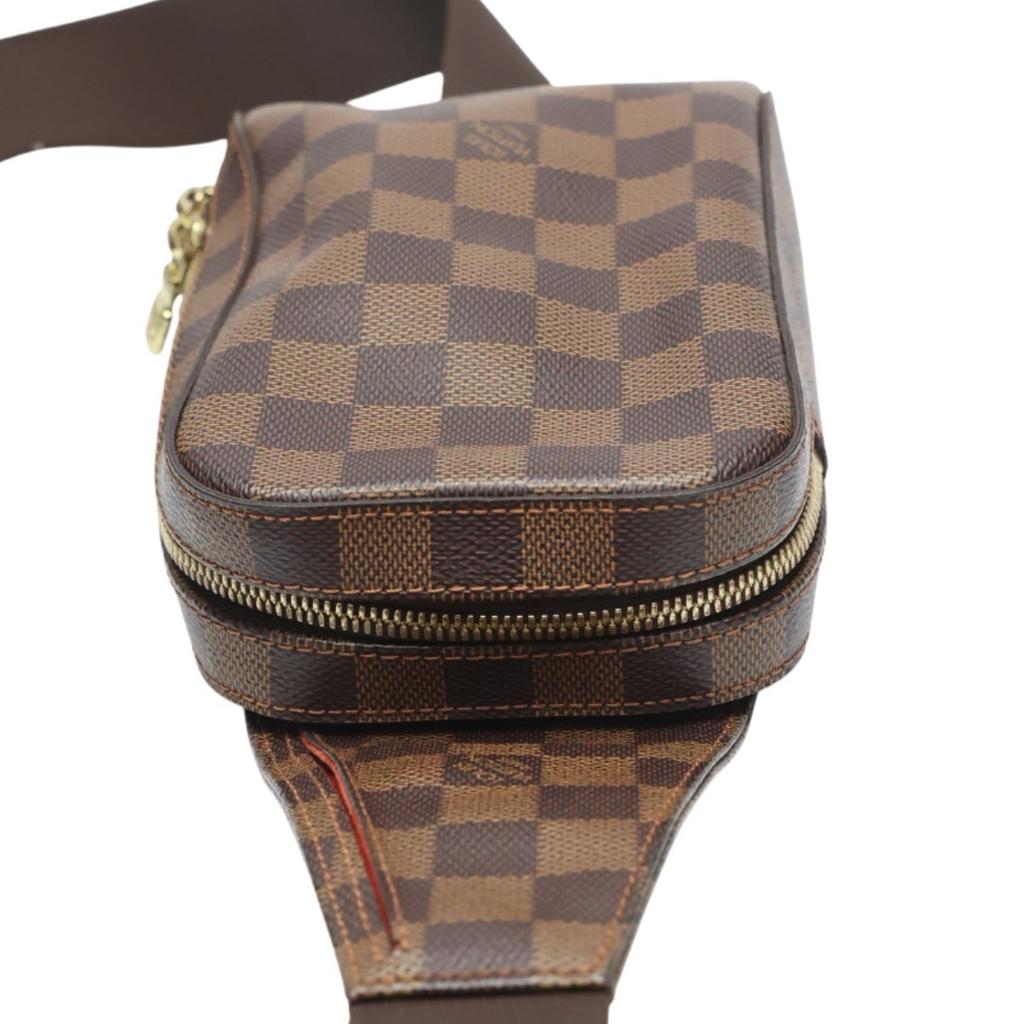 LOUIS VUITTON Damier geronimos cross body sling bag Damier canvas unisex N51994 Used
