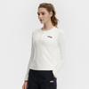 Fila Tennis Fashion Simple Classic Retro Sports Casual Comfortable Long Sleeve T-Shirt Women tops Cloud-White A11W613219FIV