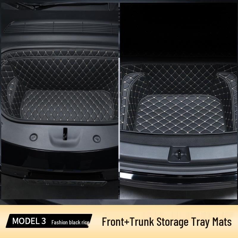 Tesla Model 3/Y Full Coverage Trunk and Frunk Mat