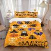 3dílná sada povlečení Halloweenská párty Obsahuje 1 přikrývku + 2 povlaky na polštář, Bez výplní do polštářů, Měkké Pohodlné, Lehké Prodyšné, Pri