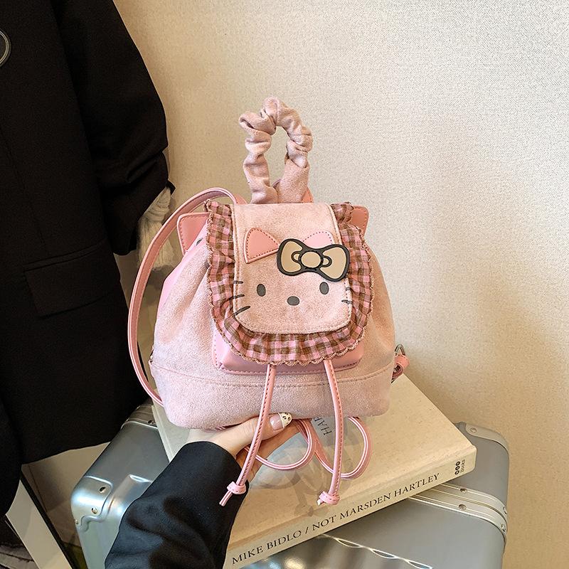 Autumn/Winter Retro Kitty Backpack New Fashionable, Cute, Versatile Rear Backpack Super Hot Mini Backpack