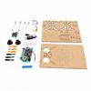 DIY Wooden Drone Model Kit Remote Control Aircraft Training RC Quadcopter Beginner Friendly Flying Toys Assembled Kit