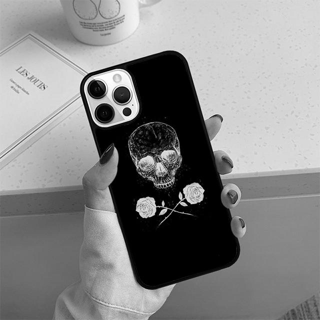 Skulls Bones Skeleton Phone Case For iPhone 17 Air 13 12 14 15 16 Cover For Apple 14 15 16 Pro Max Plus Coque