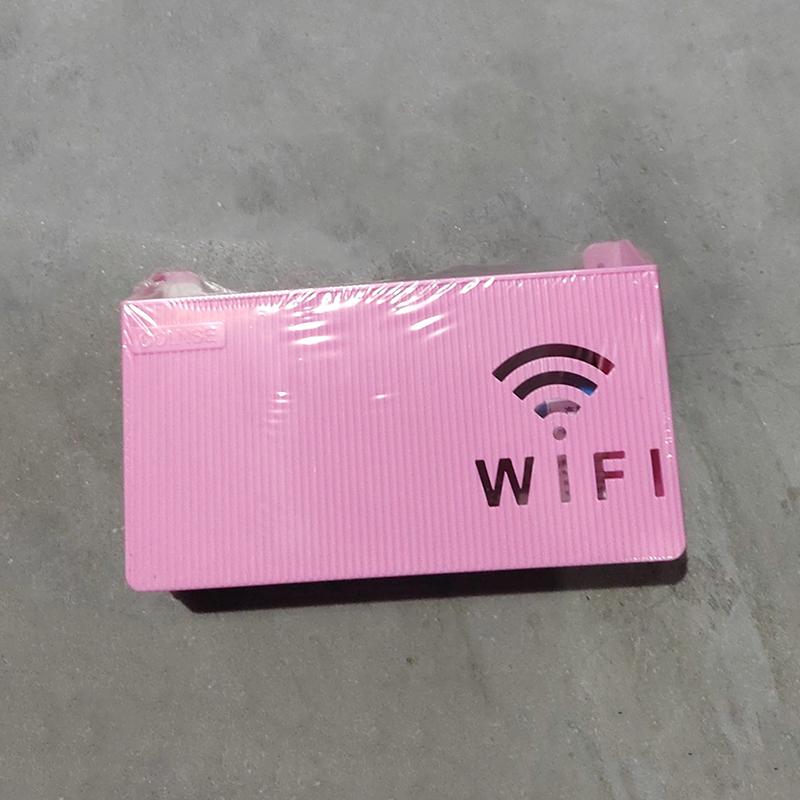 Kabelloser WLAN-Router-Regal-Aufbewahrungsbox Wandmontage ABS-Kunststoff Organizer-Box Kabel-Stromhalter Organizer-Box Heimdekoration