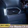 För Mazda CX-5 CX5 CX 5 2017 2018 Bilinstrumentbräda Luftventil Trim Kåpa Utlopp Ram Ram Garnering Gjutning Surround