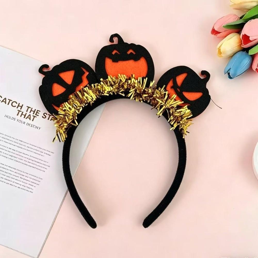 Pumpkin Halloween Party Hair Hoop Witch Ghost Festival Headpiece Carnival Events