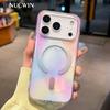Neon-Farbverlauf PC TPU Handyhüllen Für Für Iphone 17 16 15 14 13Pro Max 16 15 Plus Air für Vier-Ecken-Stoßschutzhülle