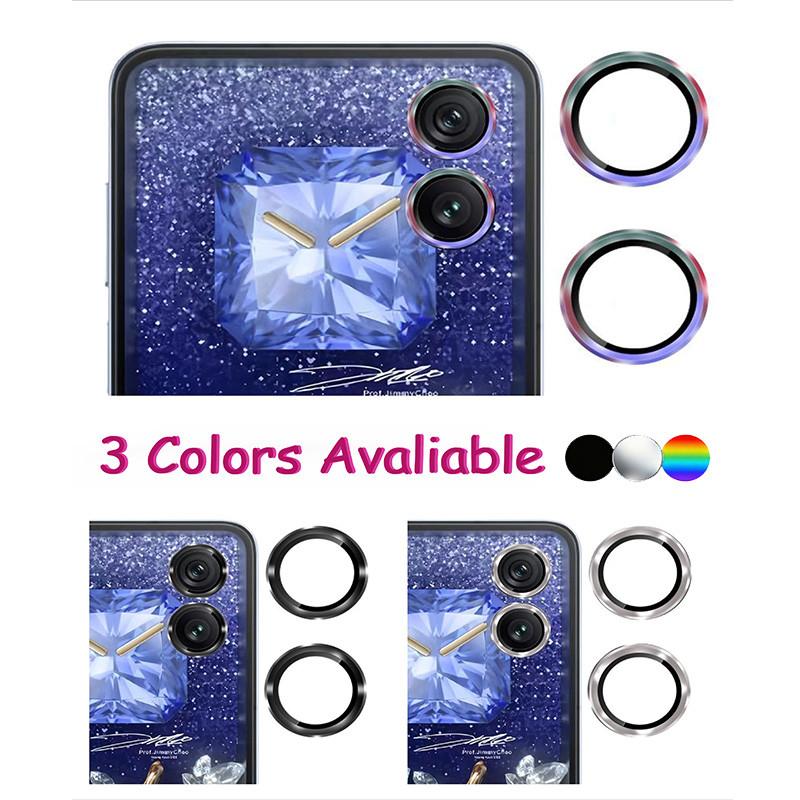 For Honor Magic V Flip 2 Metal Ring Tempered Glass Camera Lens Protector For Honor 400 Pro Lite Positioning Protective Lens Film