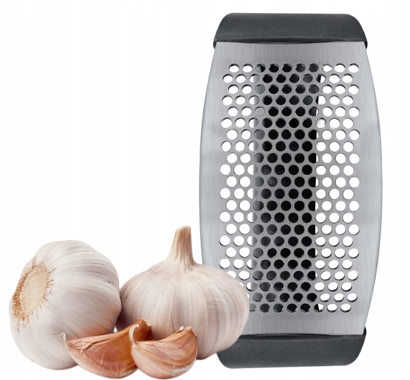 Multifunktionale Knoblauchpresse aus Edelstahl mit Öffner